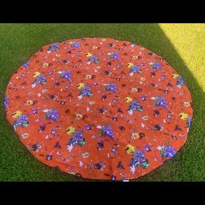 Vintage Halloween Round Tablecloth